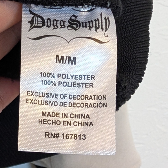 Black and White/Cream Varsity Bomber Dogg Supply Streetwear Urban Normcore - Picture 9 of 10